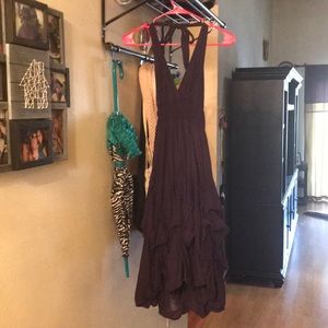 Purple Halter Dress 👗 Size Small